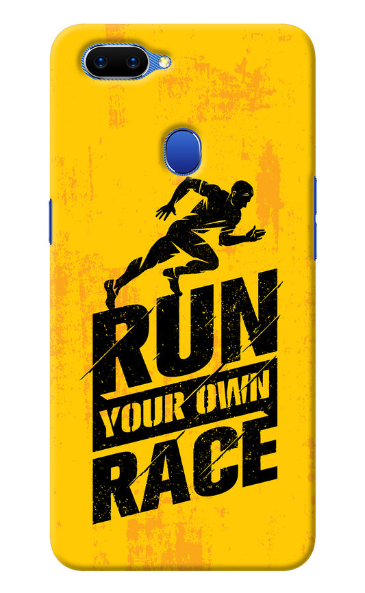 Run Your Own Race Oppo A5 Back Cover