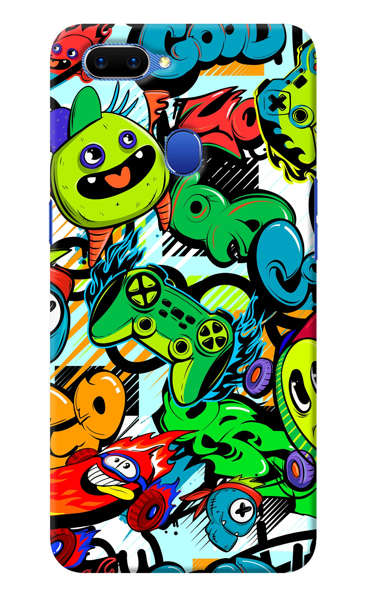 Game Doodle Oppo A5 Back Cover
