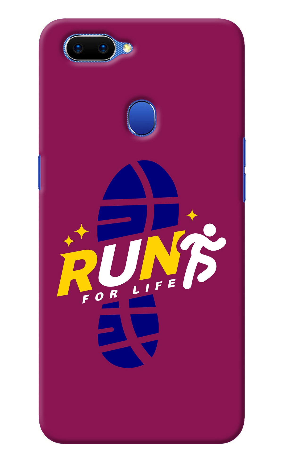 Run for Life Oppo A5 Back Cover