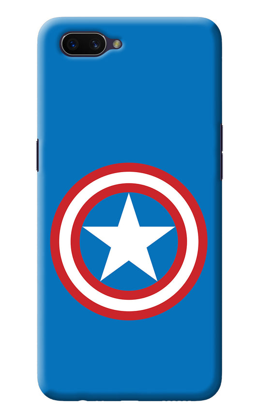 Captain America Logo Oppo A3S Back Cover