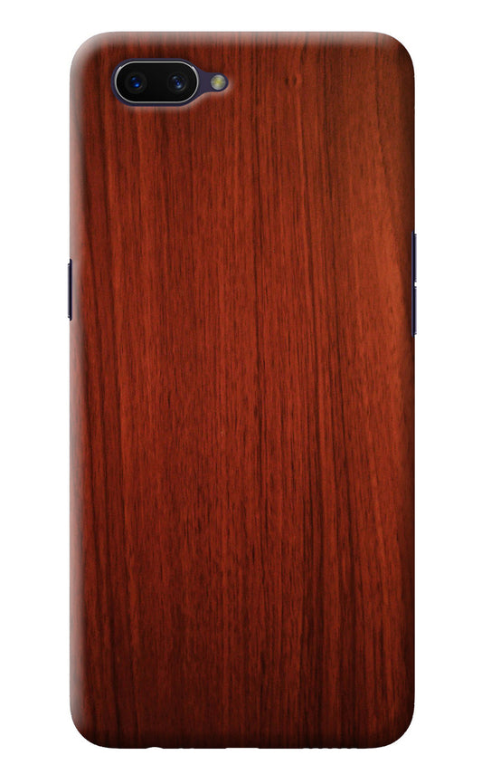 Wooden Plain Pattern Oppo A3S Back Cover