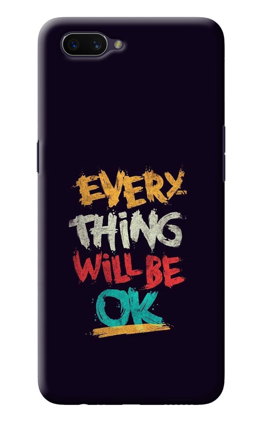 Everything Will Be Ok Oppo A3S Back Cover