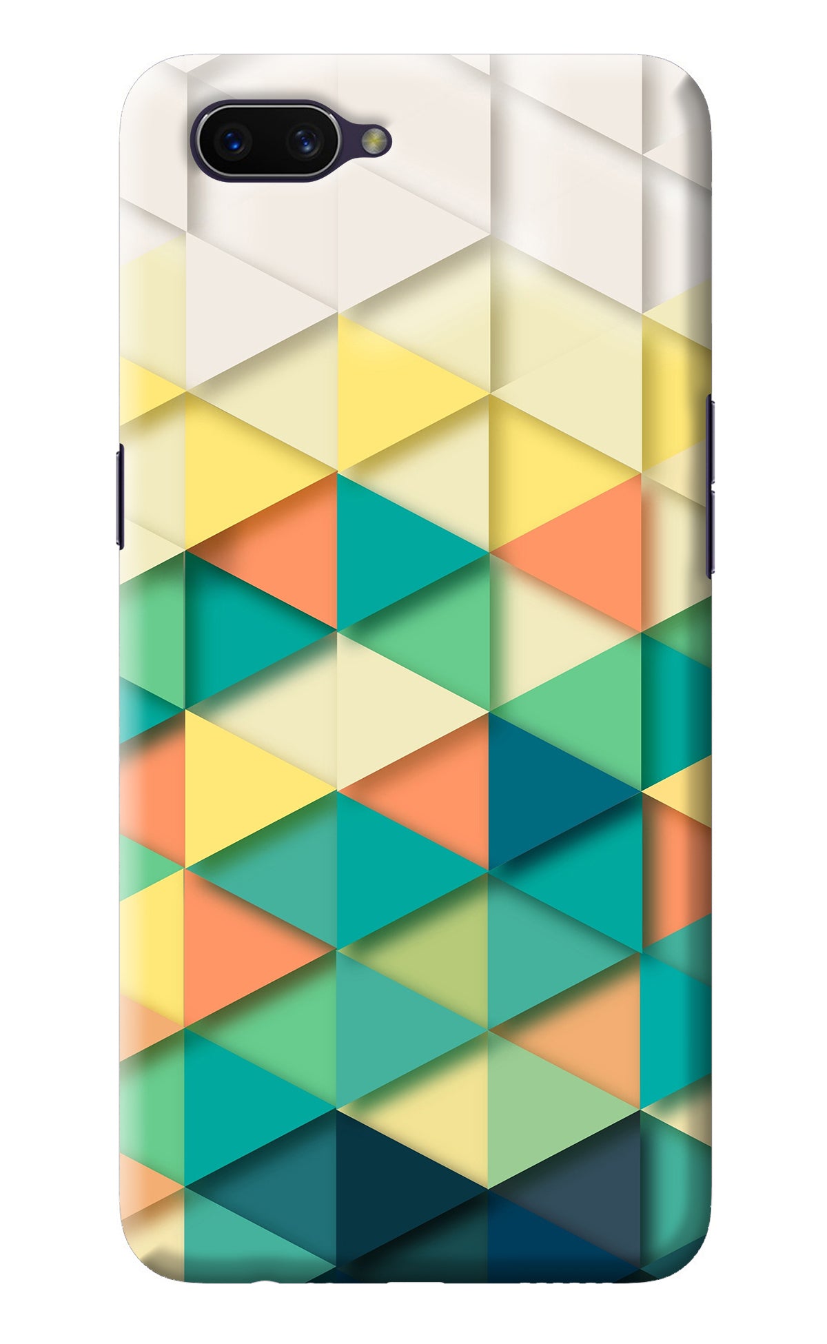 Abstract Oppo A3S Back Cover