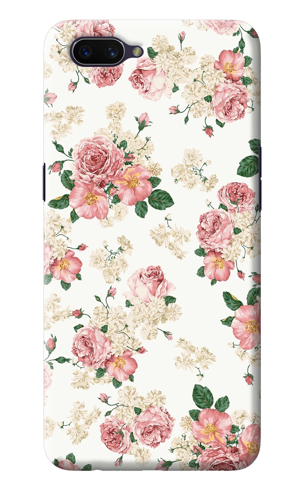 Flowers Oppo A3S Back Cover