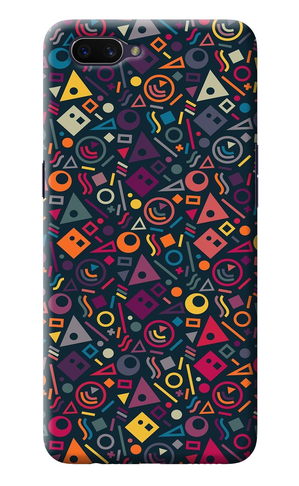 Geometric Abstract Oppo A3S Back Cover