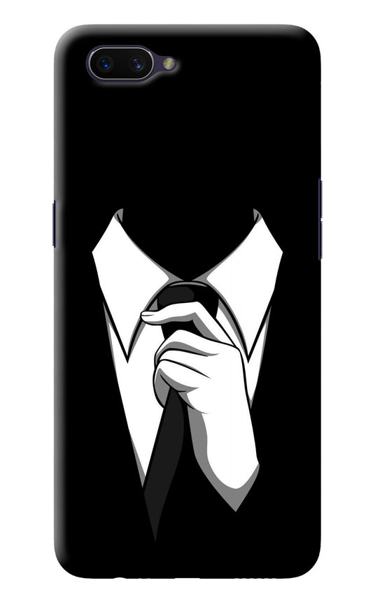 Black Tie Oppo A3S Back Cover