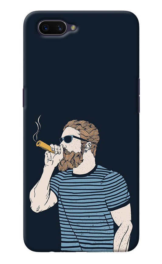 Smoking Oppo A3S Back Cover