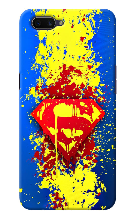 Superman logo Oppo A3S Back Cover