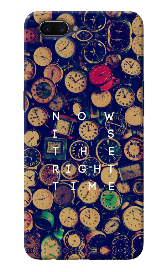 Now is the Right Time Quote Oppo A3S Back Cover