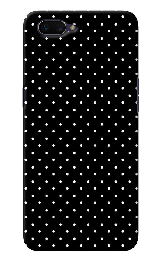 White Dots Oppo A3S Back Cover