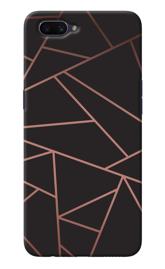 Geometric Pattern Oppo A3S Back Cover