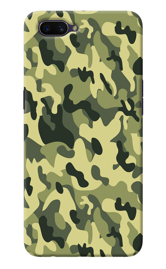 Camouflage Oppo A3S Back Cover