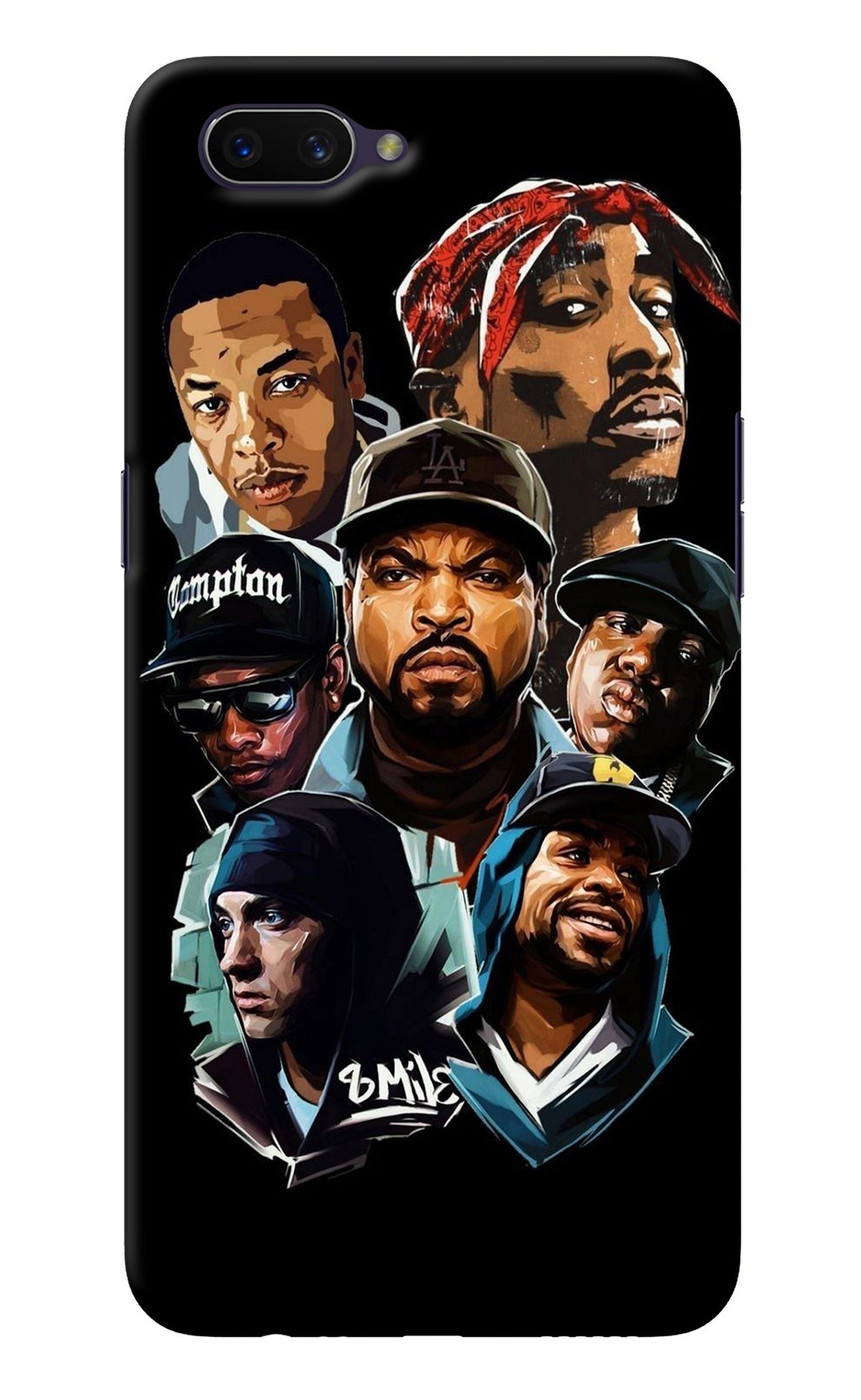 Rappers Oppo A3S Back Cover