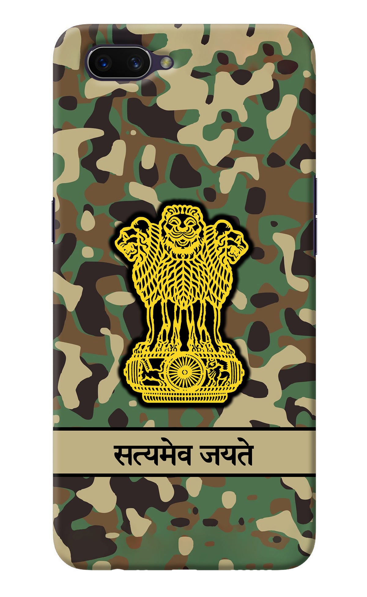 Satyamev Jayate Army Oppo A3S Back Cover