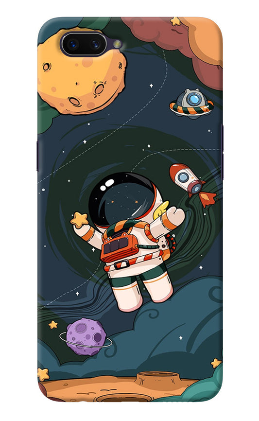 Cartoon Astronaut Oppo A3S Back Cover