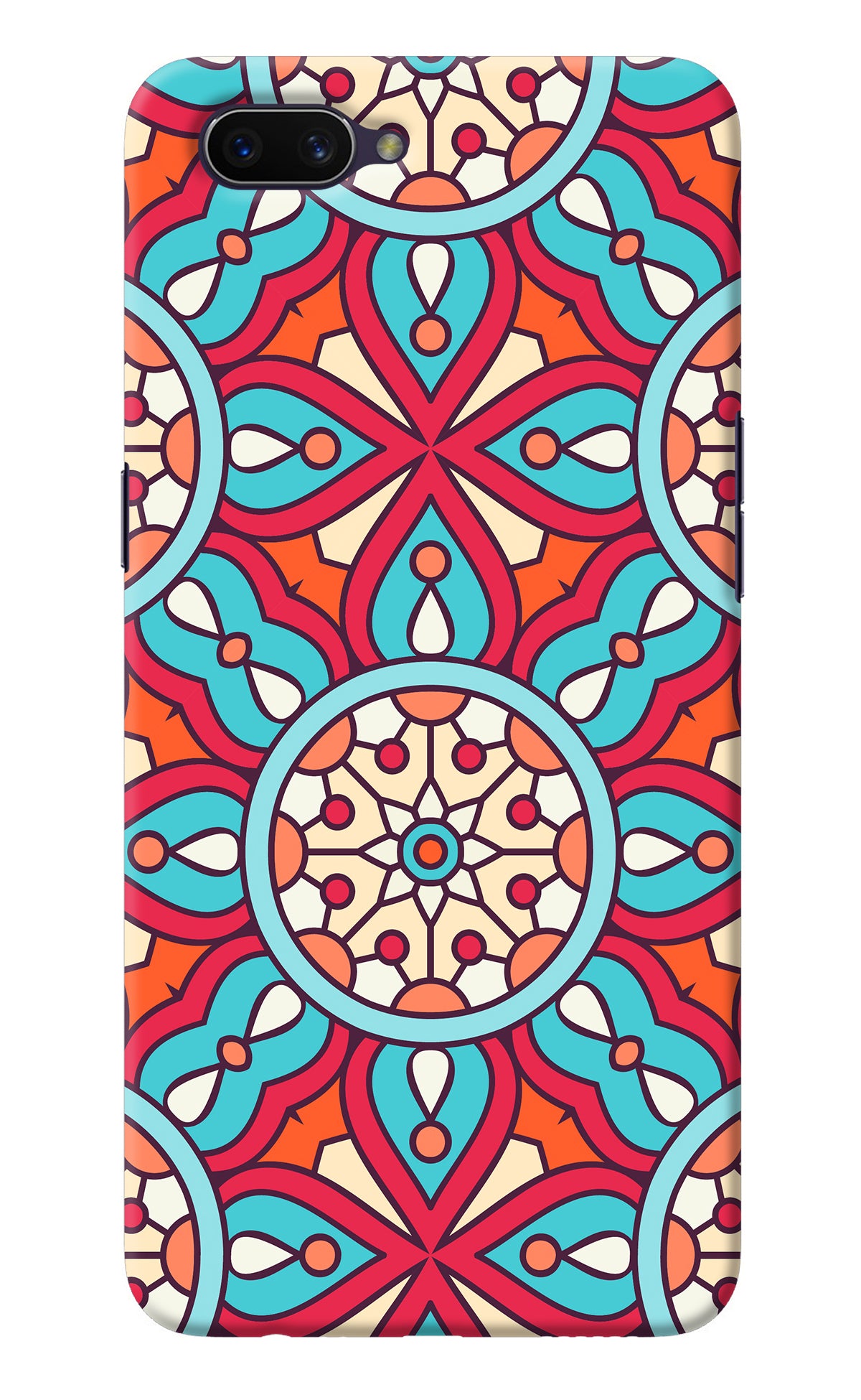 Mandala Geometric Oppo A3S Back Cover