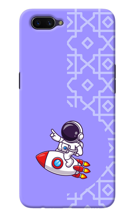 Cute Astronaut Oppo A3S Back Cover