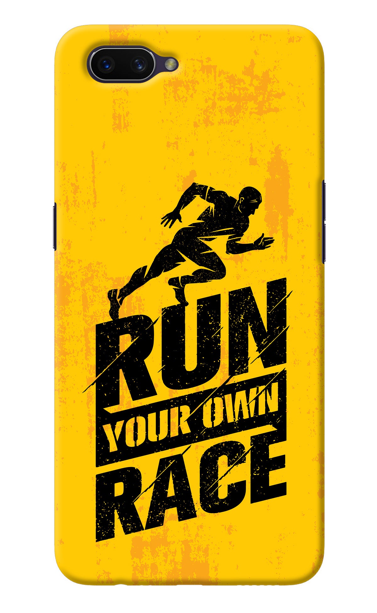 Run Your Own Race Oppo A3S Back Cover
