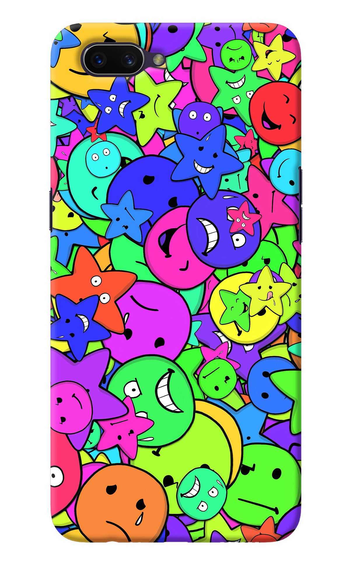 Fun Doodle Oppo A3S Back Cover