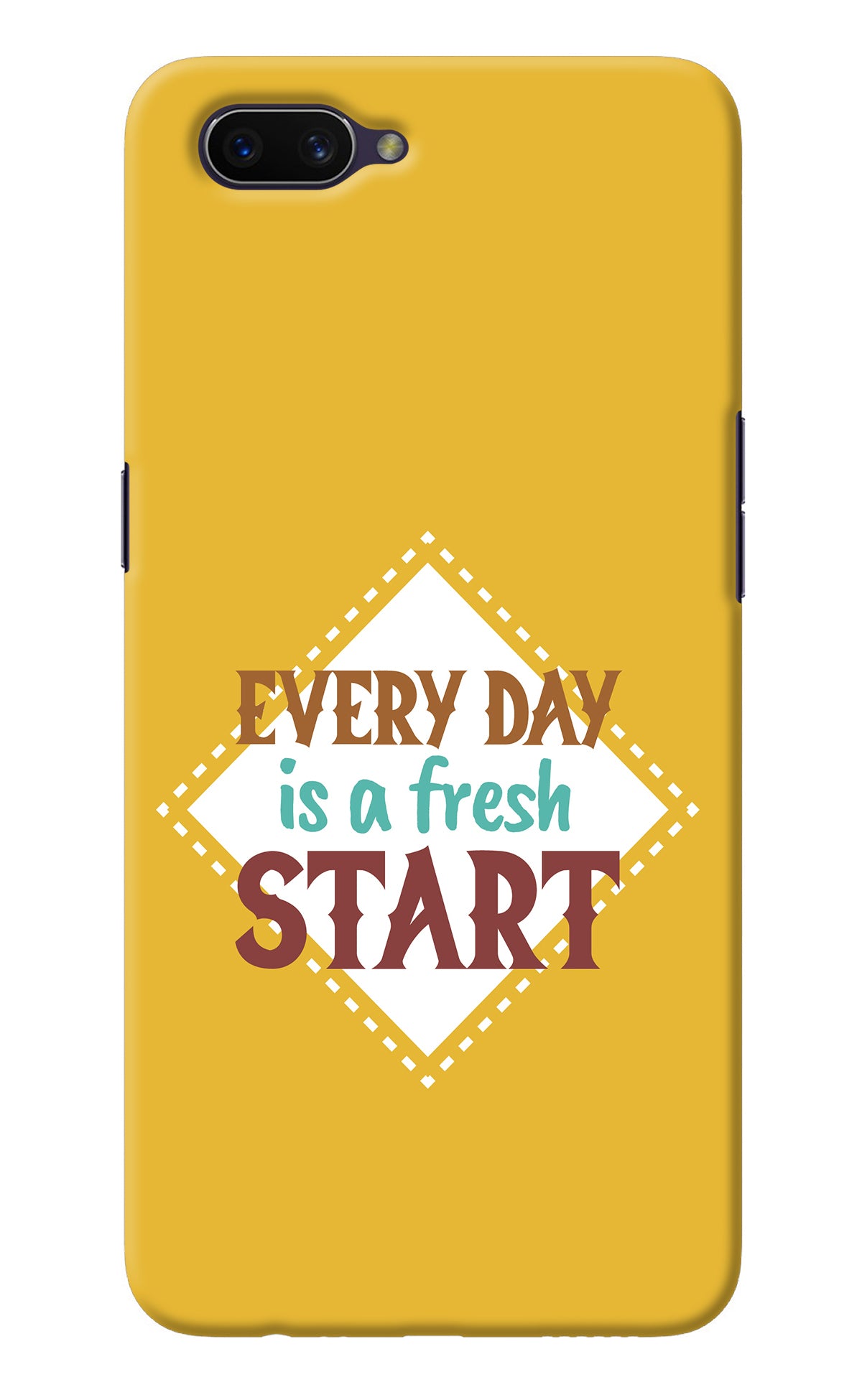 Every day is a Fresh Start Oppo A3S Back Cover