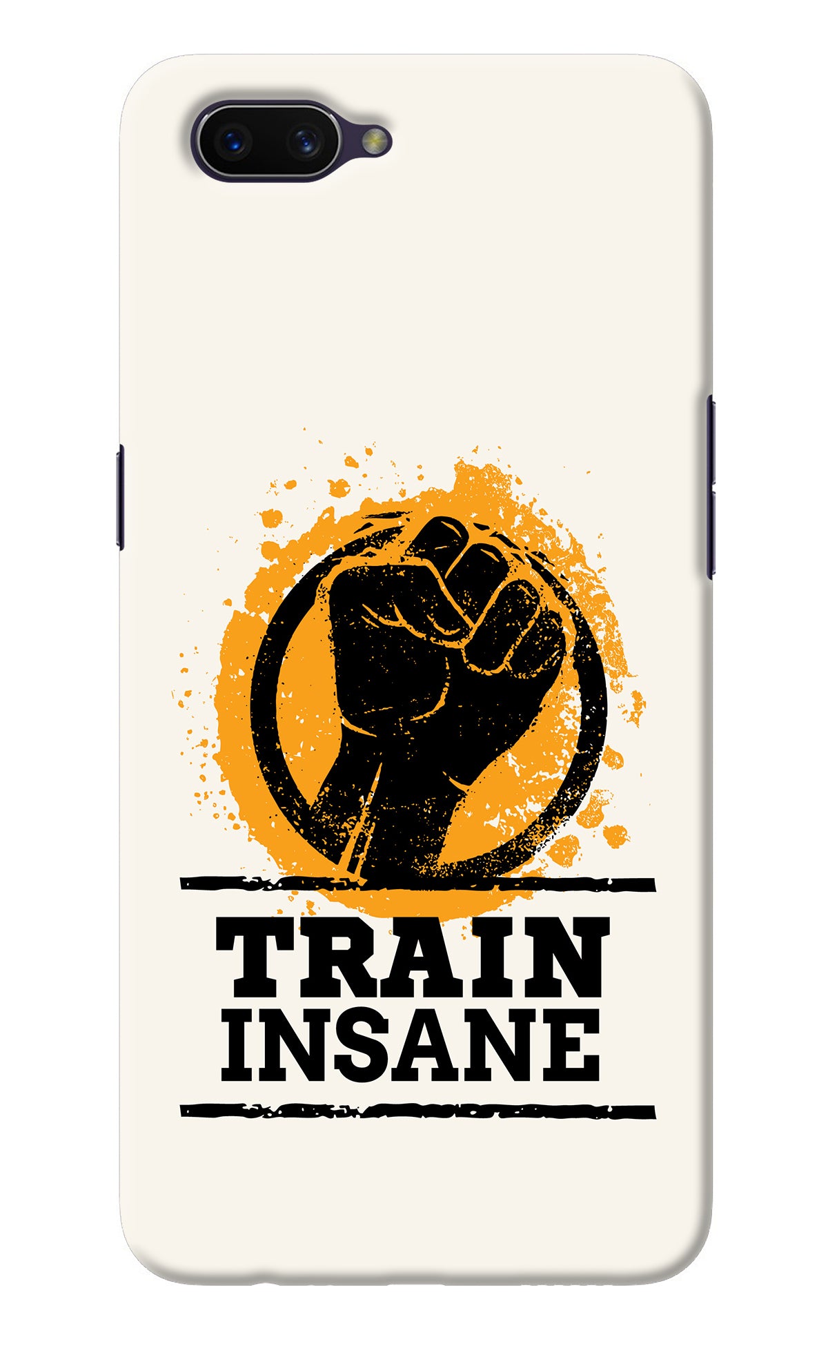 Train Insane Oppo A3S Back Cover