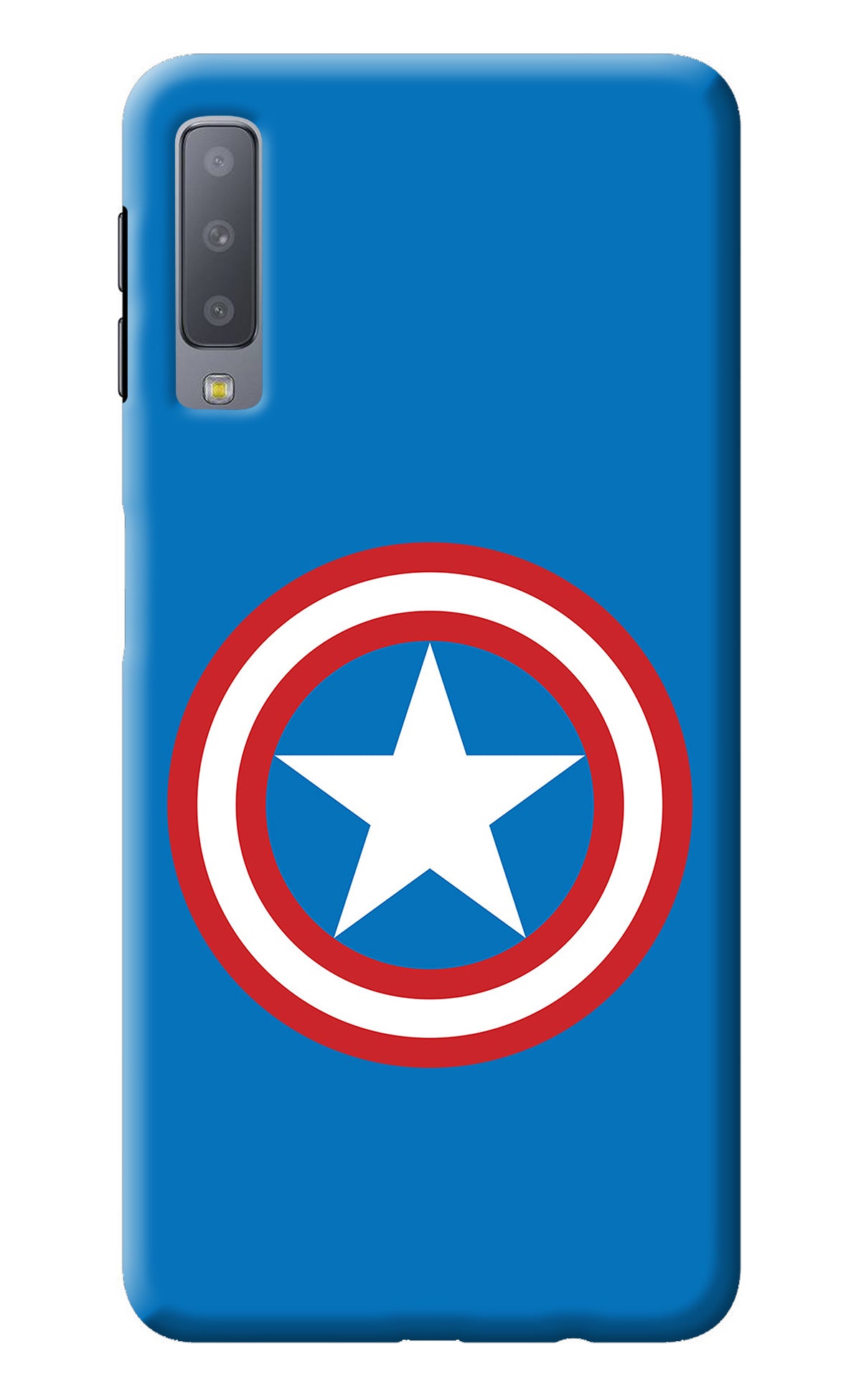 Captain America Logo Samsung A7 Back Cover