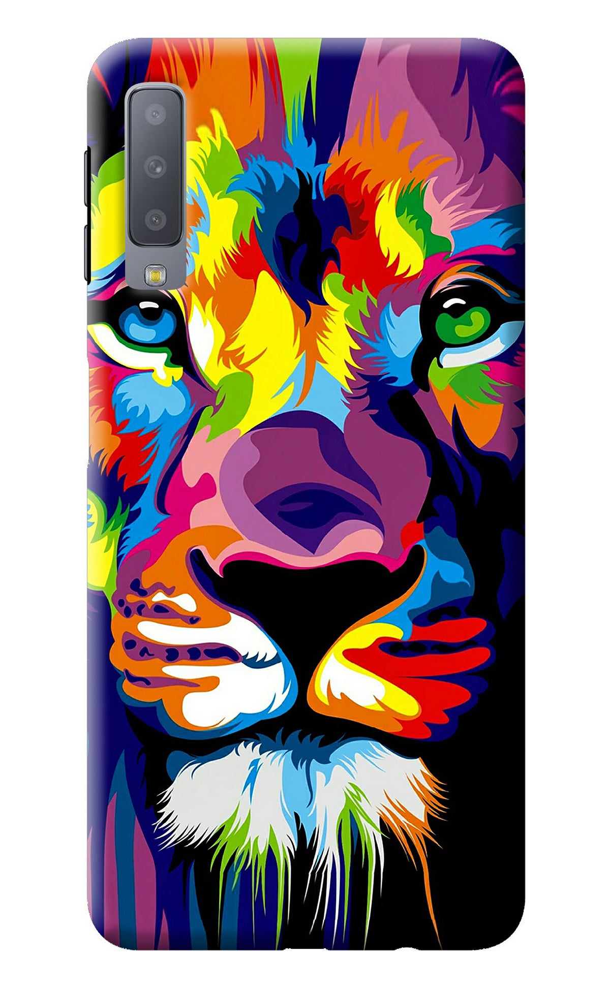 Lion Samsung A7 Back Cover