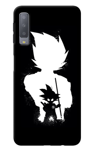 Goku Shadow Samsung A7 Back Cover