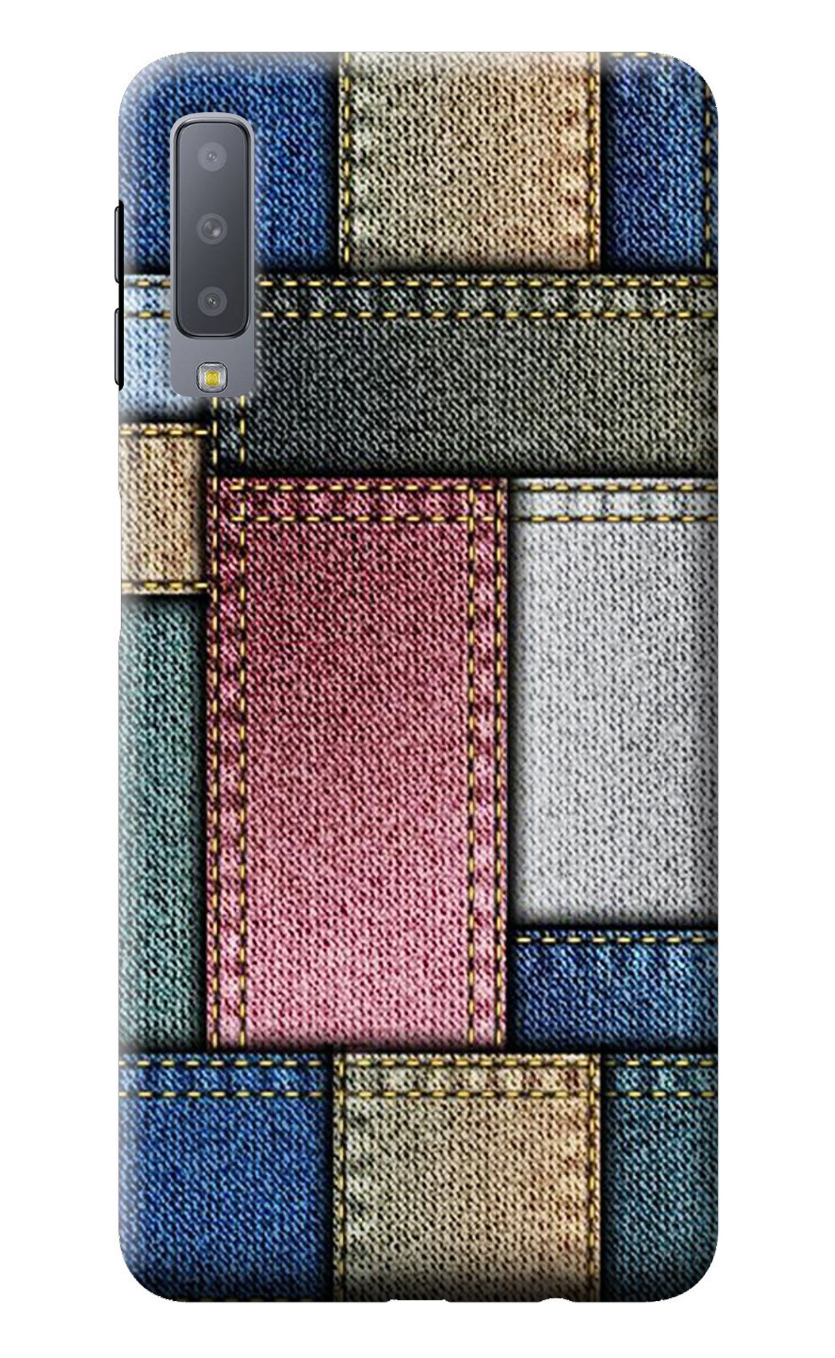 Multicolor Jeans Samsung A7 Back Cover