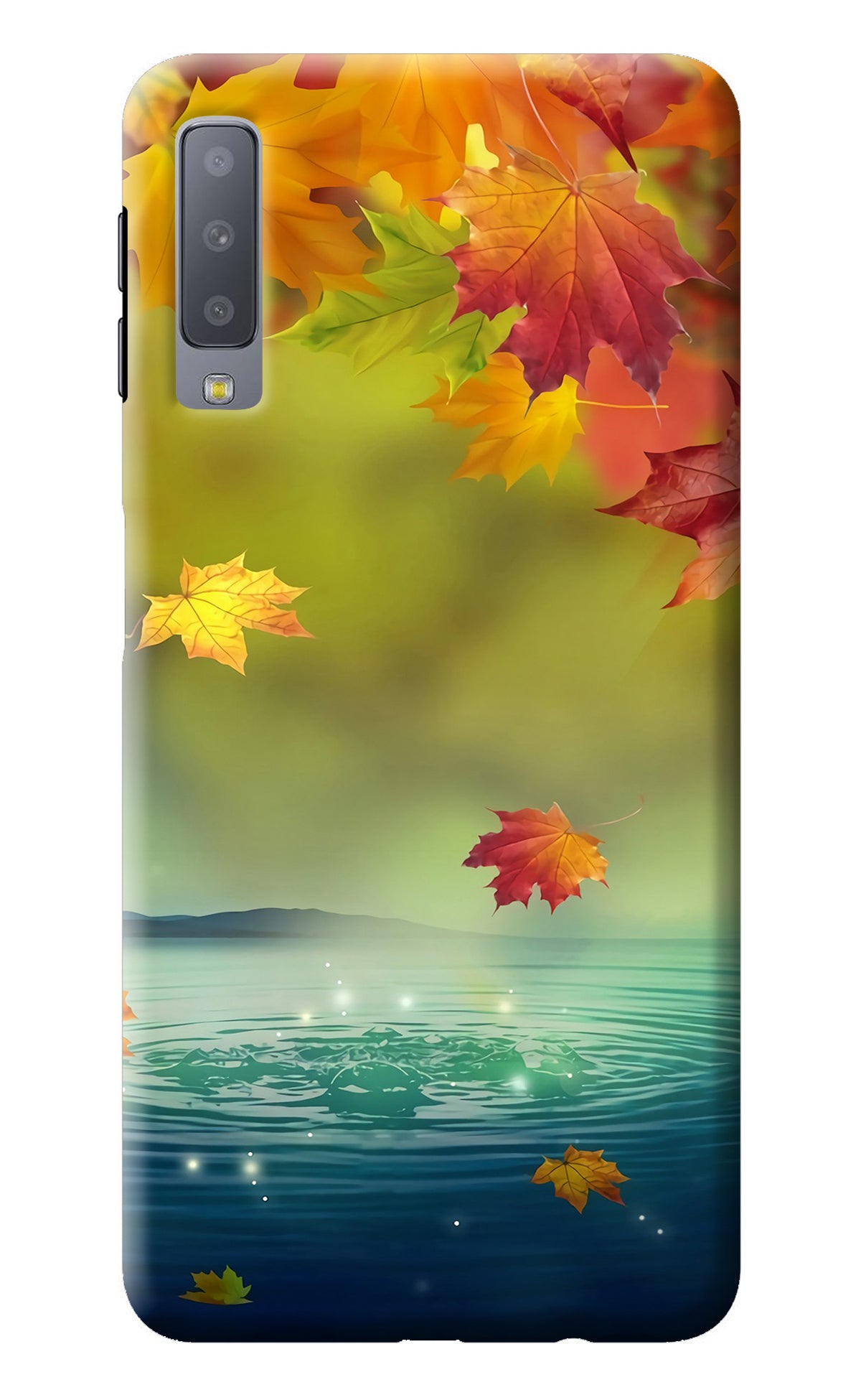 Flowers Samsung A7 Back Cover