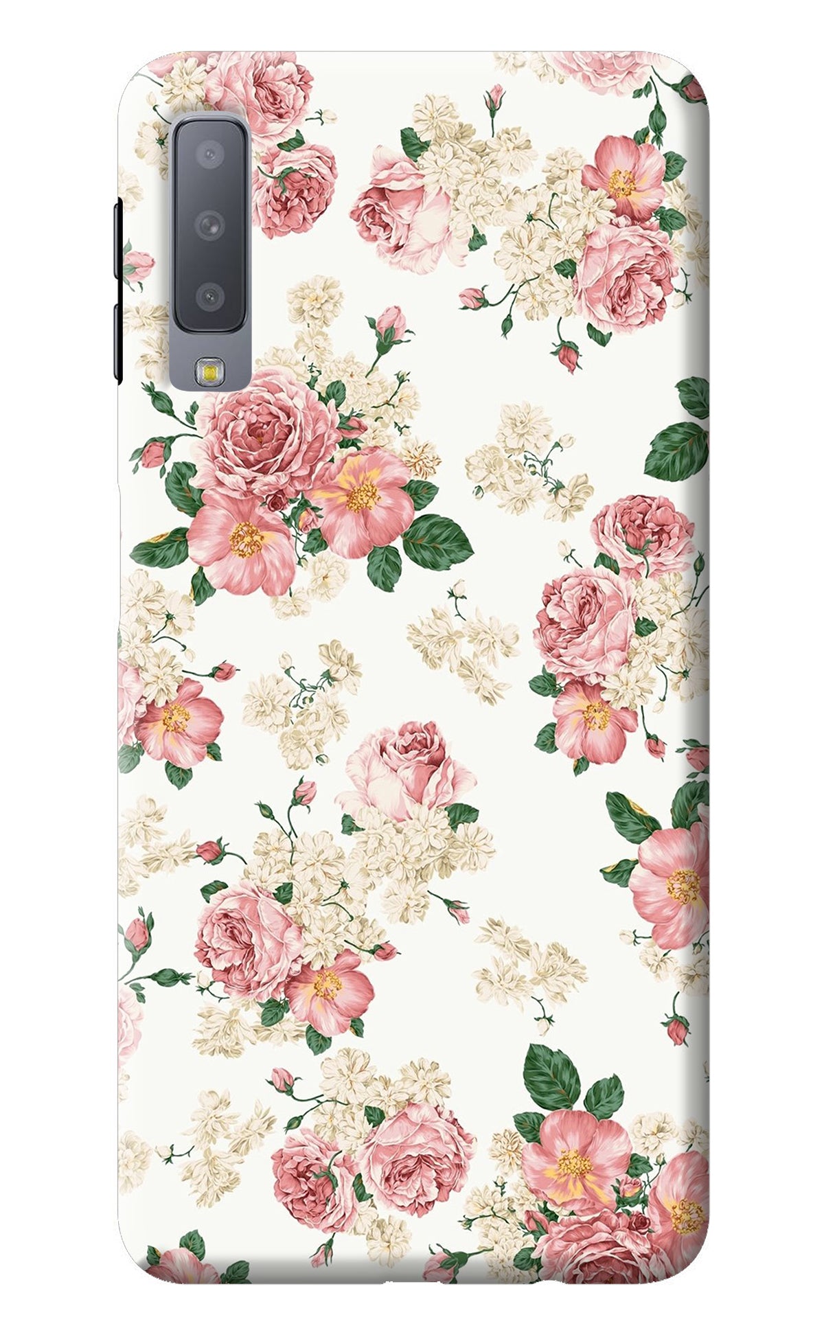 Flowers Samsung A7 Back Cover