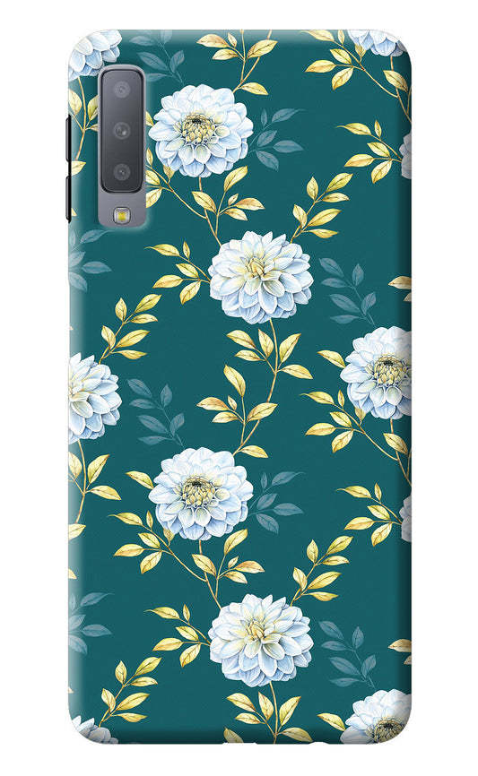 Flowers Samsung A7 Back Cover