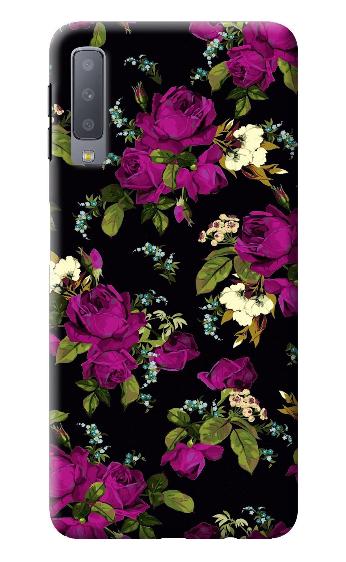 Flowers Samsung A7 Back Cover