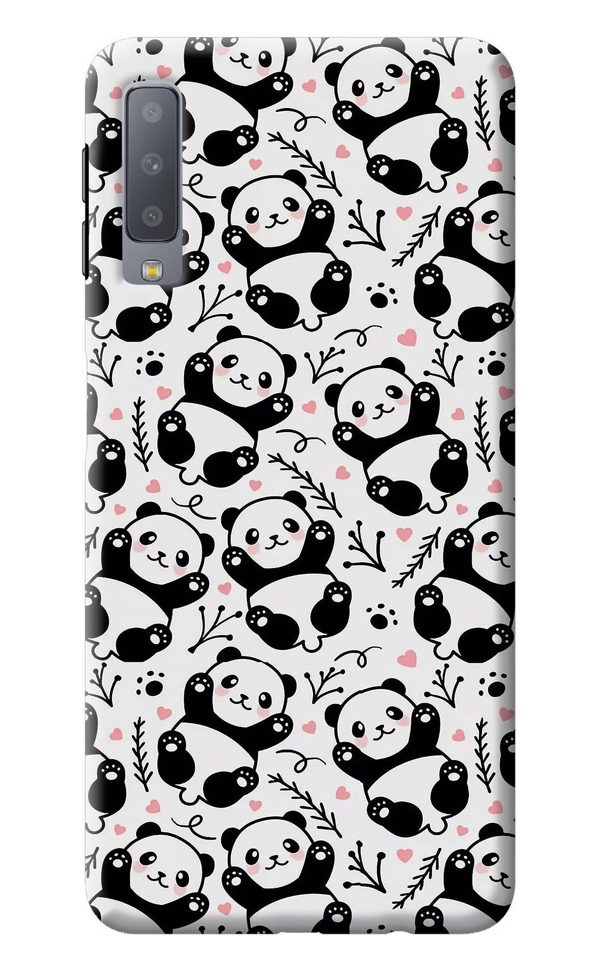 Cute Panda Samsung A7 Back Cover