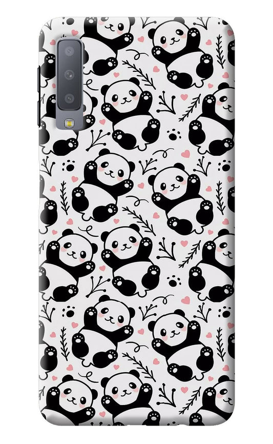 Cute Panda Samsung A7 Back Cover
