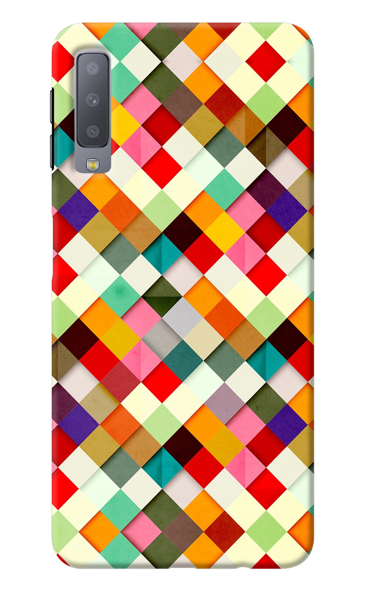 Geometric Abstract Colorful Samsung A7 Back Cover