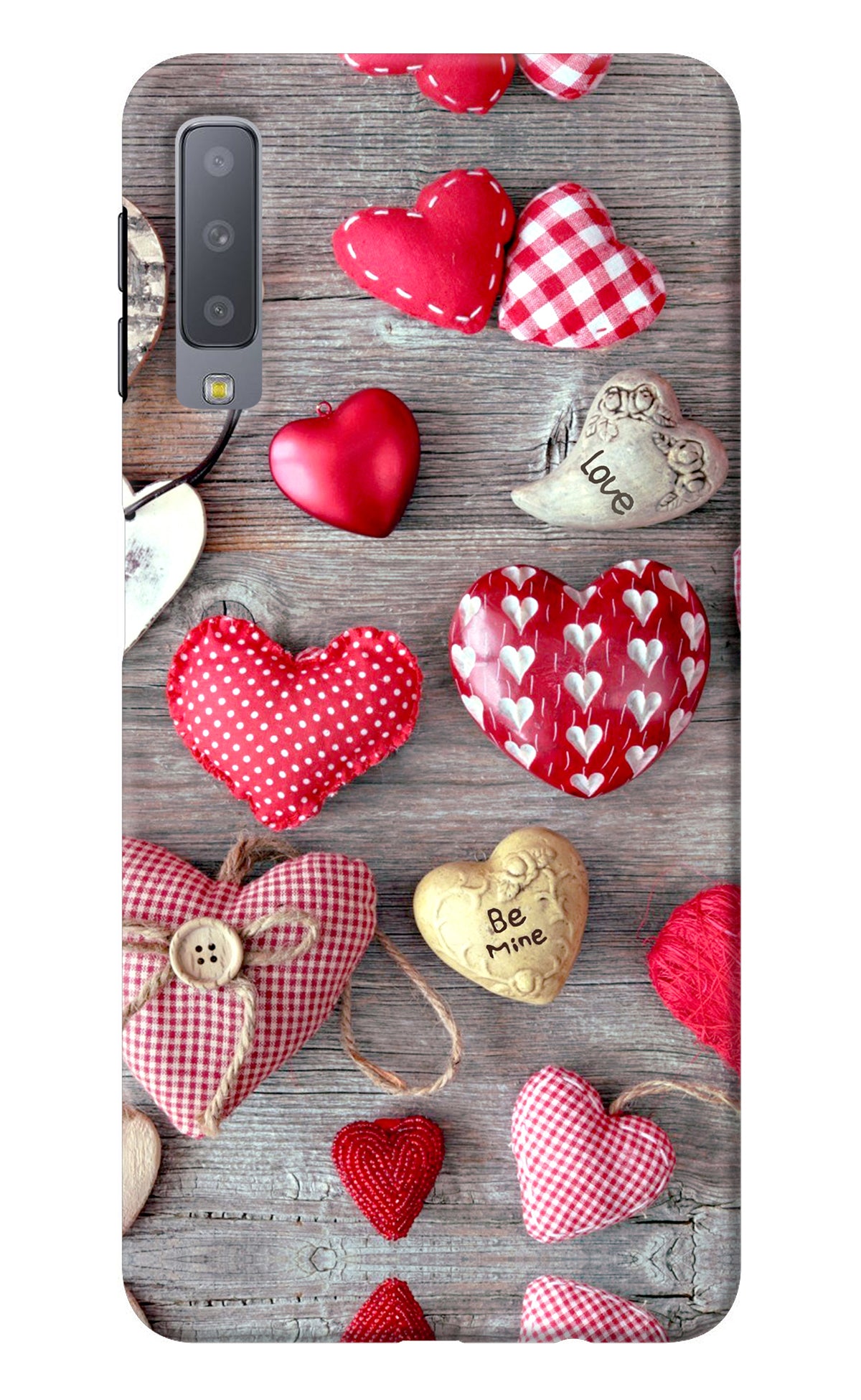 Love Wallpaper Samsung A7 Back Cover