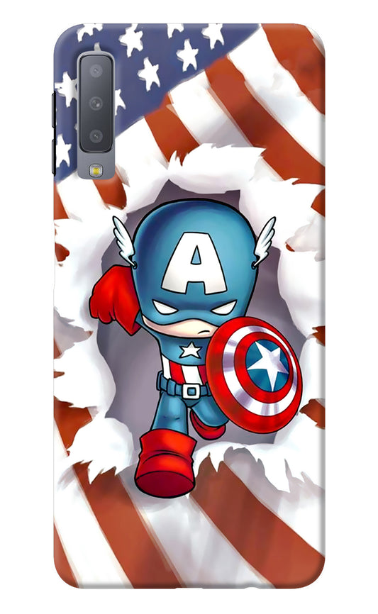 Captain America Samsung A7 Back Cover