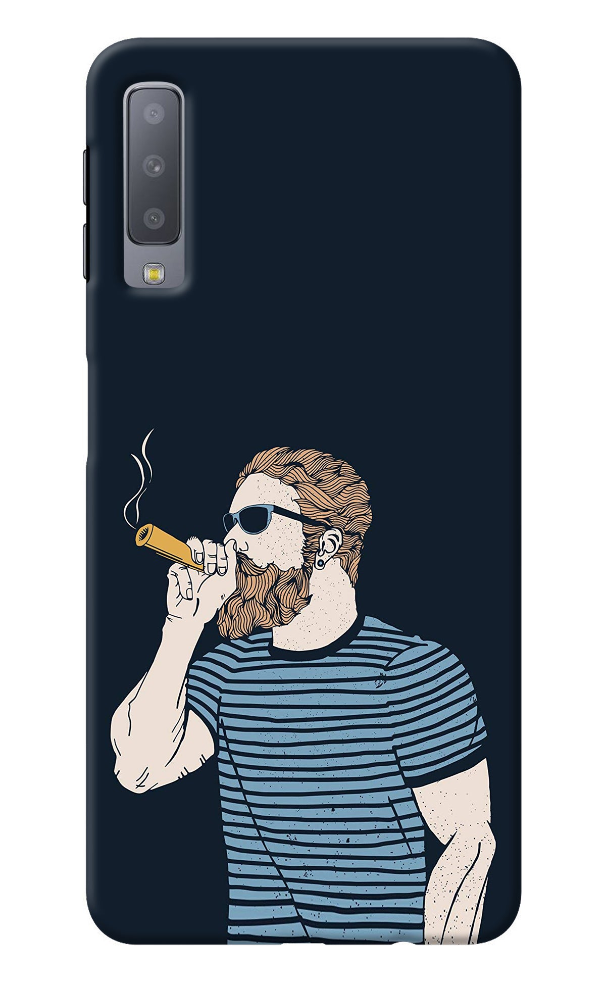 Smoking Samsung A7 Back Cover