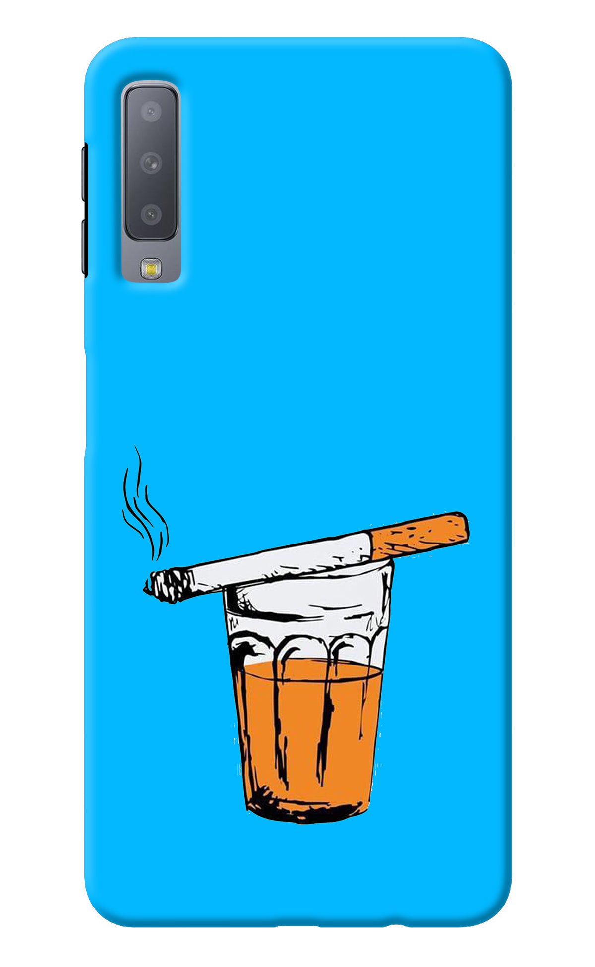 Chai Sutta Samsung A7 Back Cover