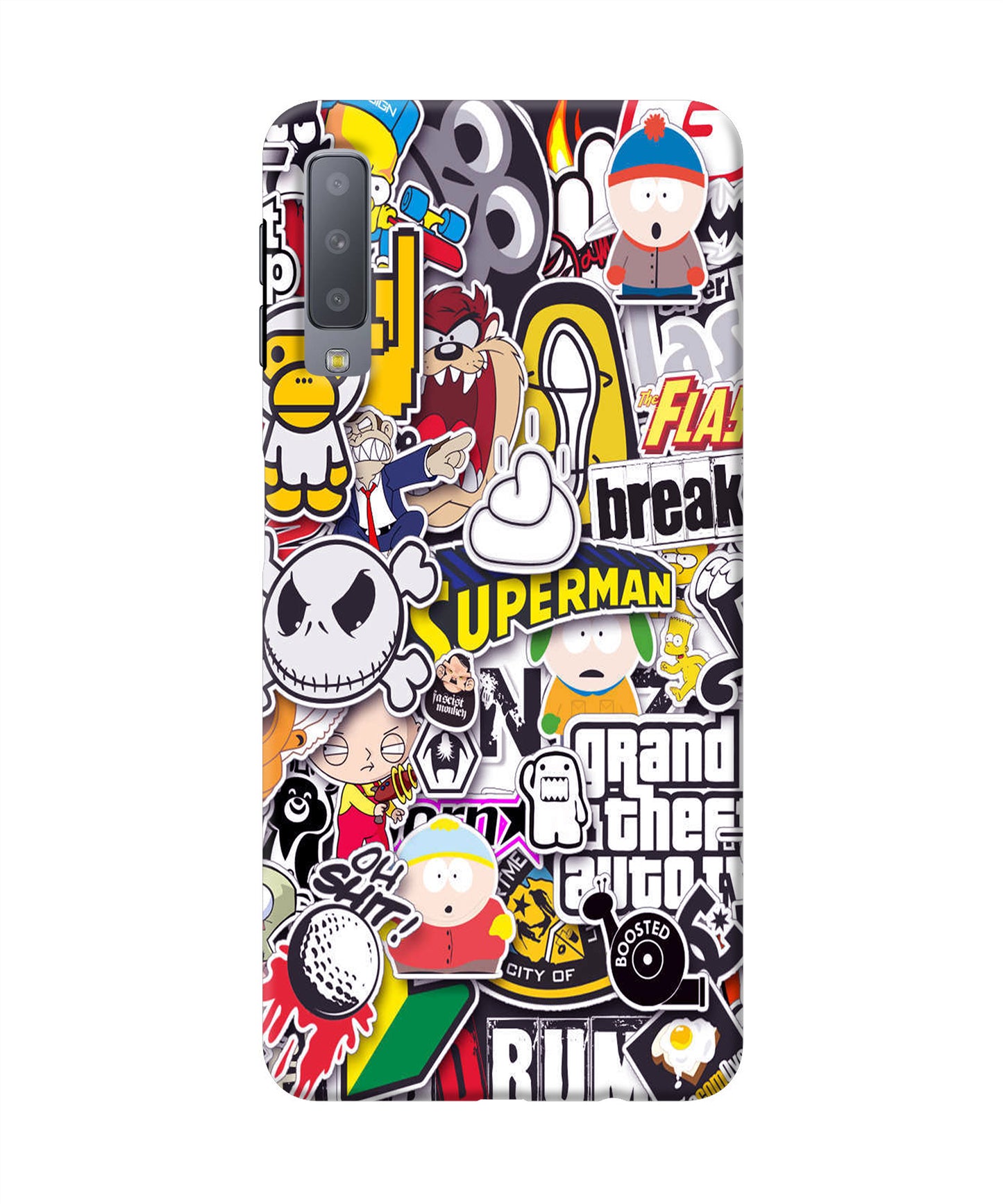 Sticker Bomb Samsung A7 Back Cover