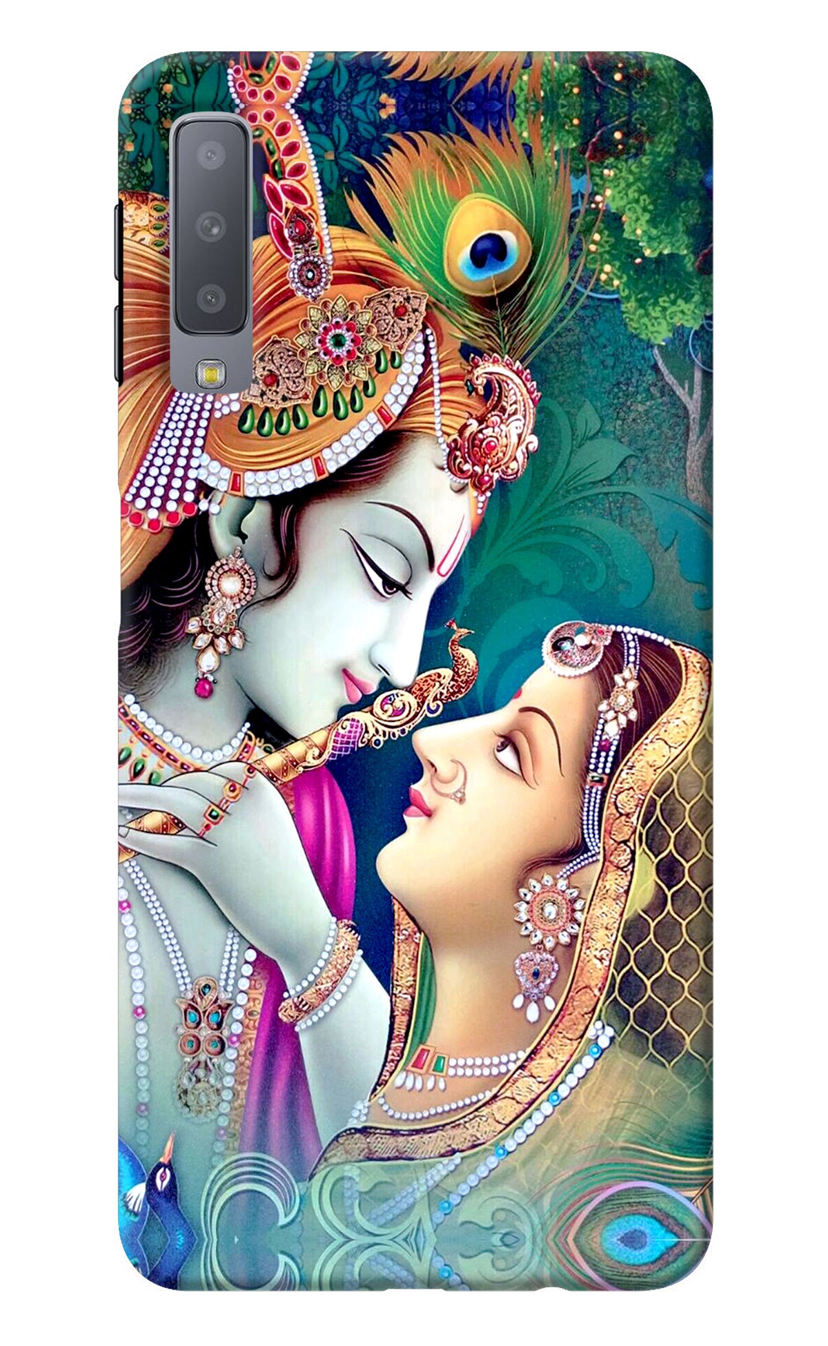 Lord Radha Krishna Samsung A7 Back Cover