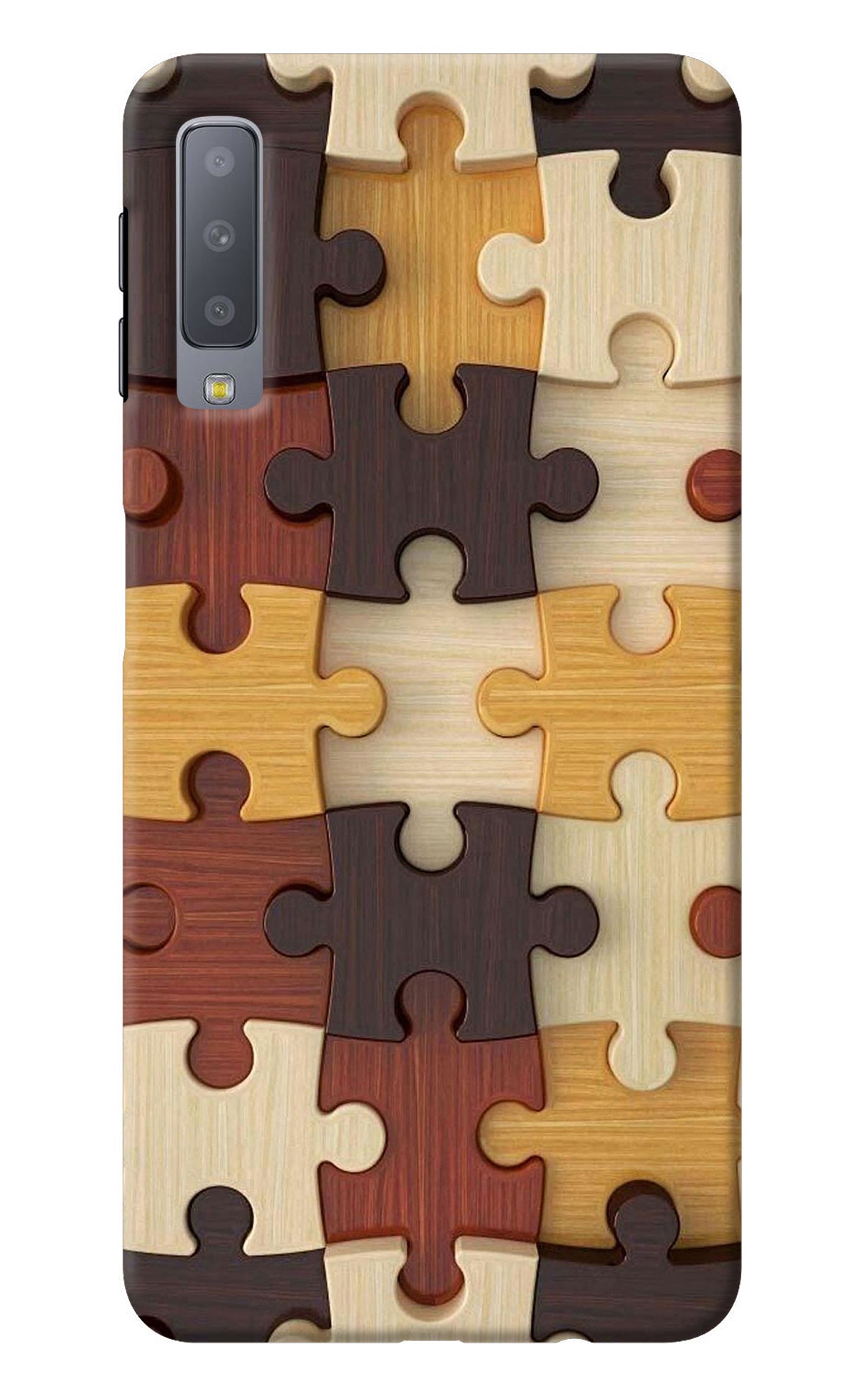 Wooden Puzzle Samsung A7 Back Cover