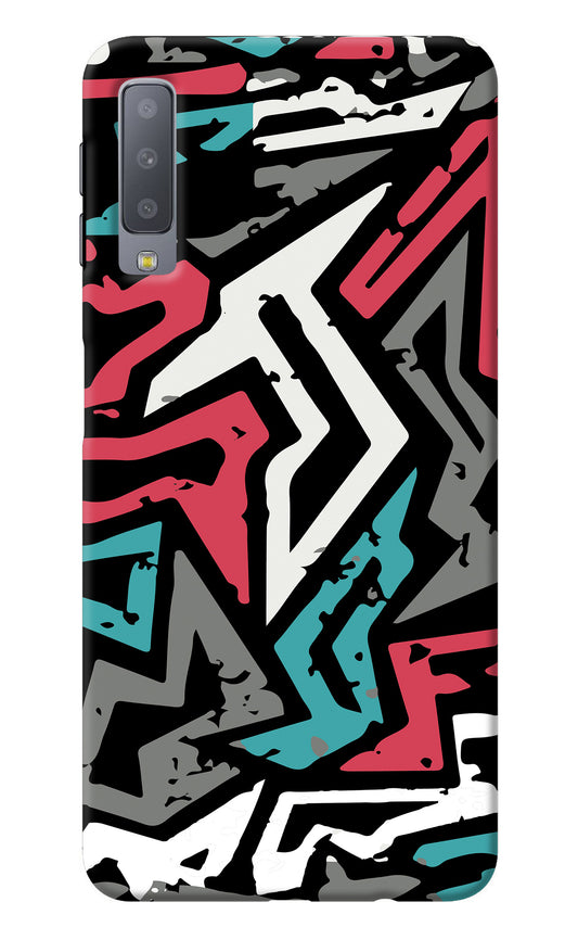 Geometric Graffiti Samsung A7 Back Cover