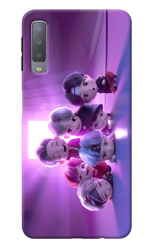 BTS Chibi Samsung A7 Back Cover