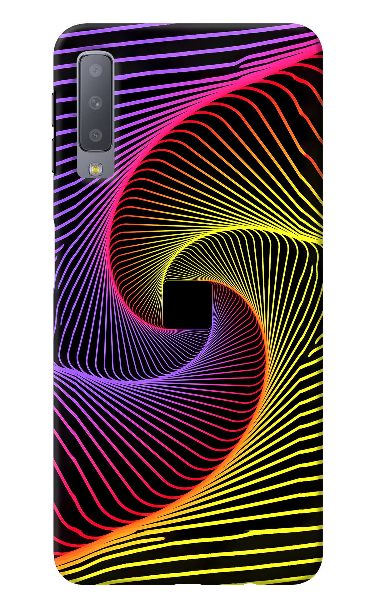 Colorful Strings Samsung A7 Back Cover