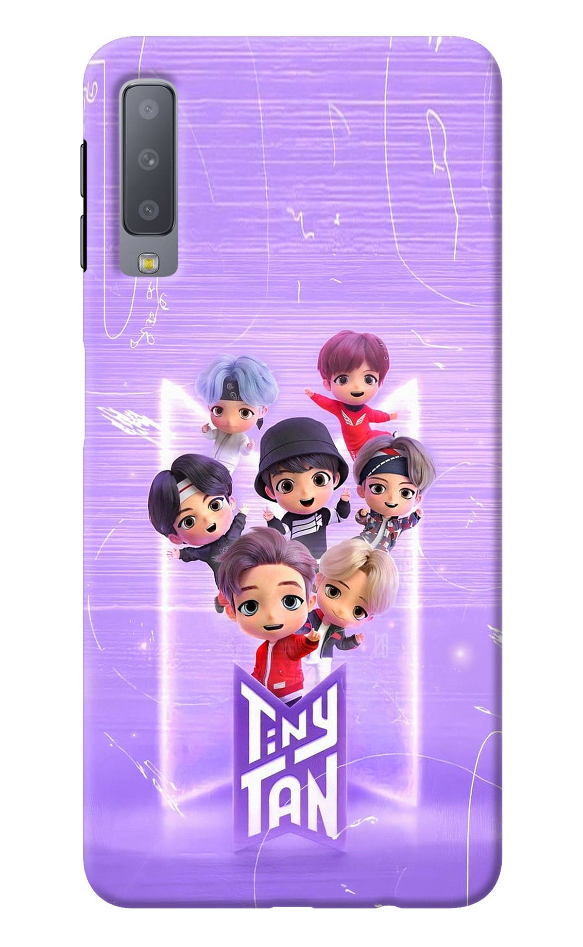 BTS Tiny Tan Samsung A7 Back Cover