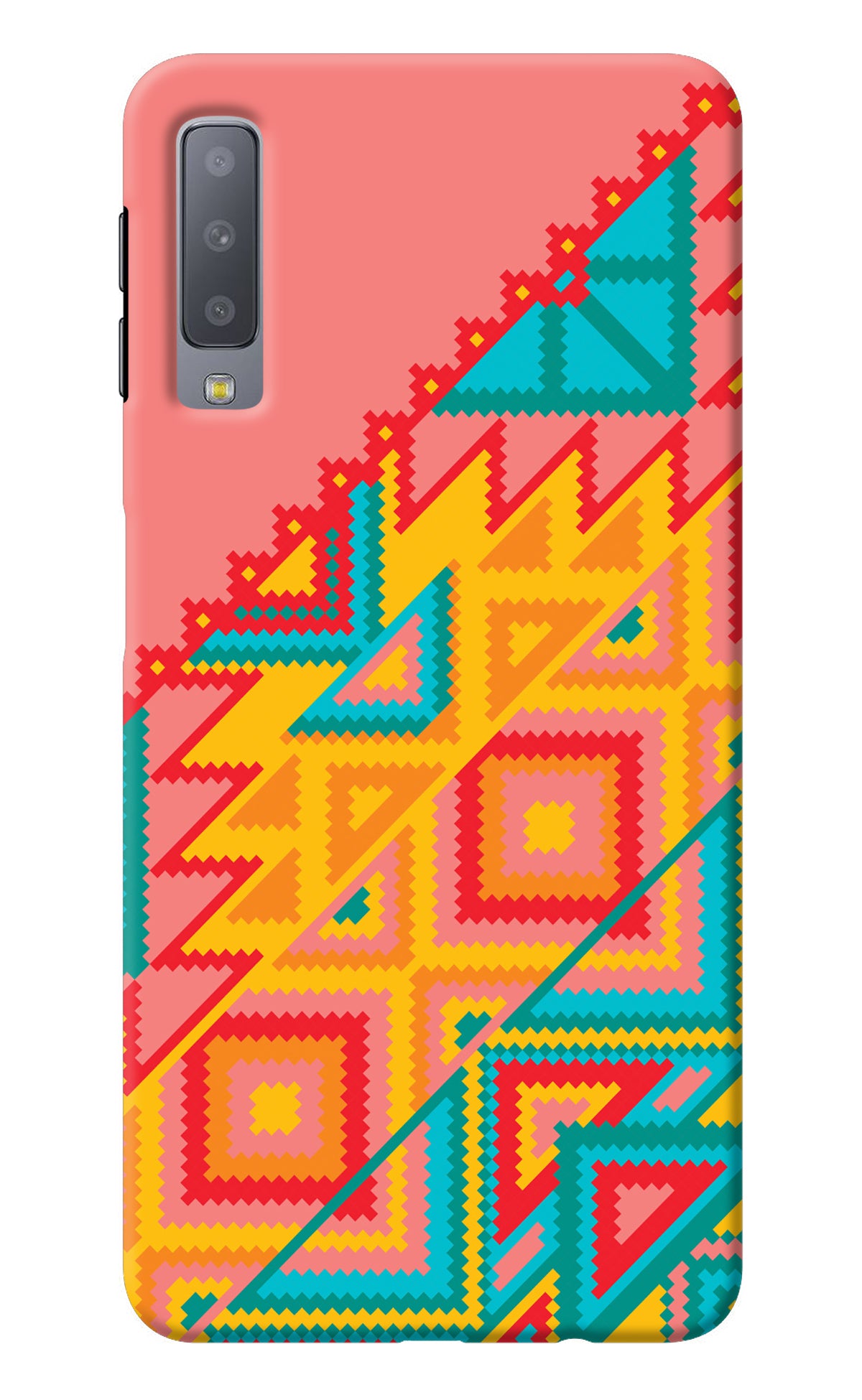 Aztec Tribal Samsung A7 Back Cover