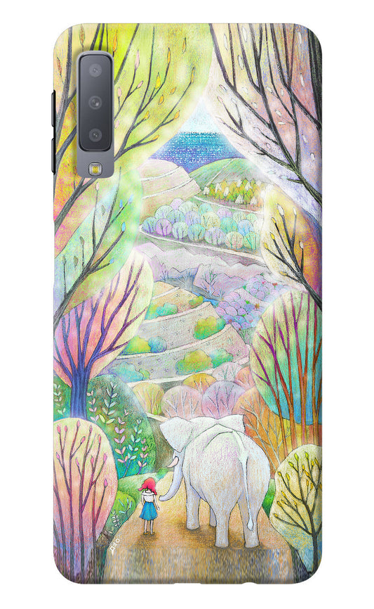 Nature Painting Samsung A7 Back Cover