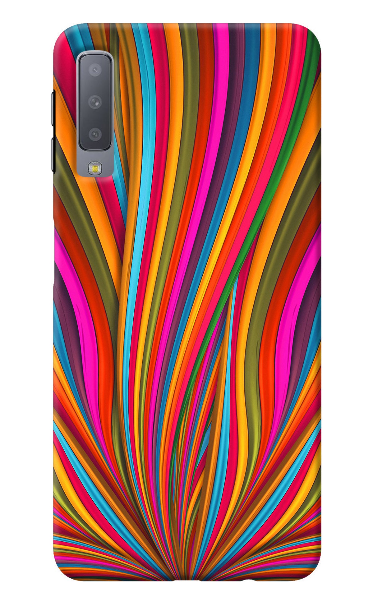 Trippy Wavy Samsung A7 Back Cover